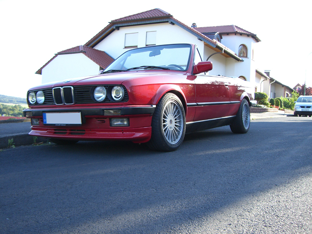 E30 325i Cabrio zinnoberrot - 3er BMW - E30