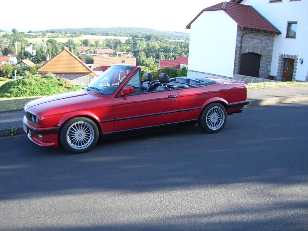 E30 325i Cabrio zinnoberrot - 3er BMW - E30