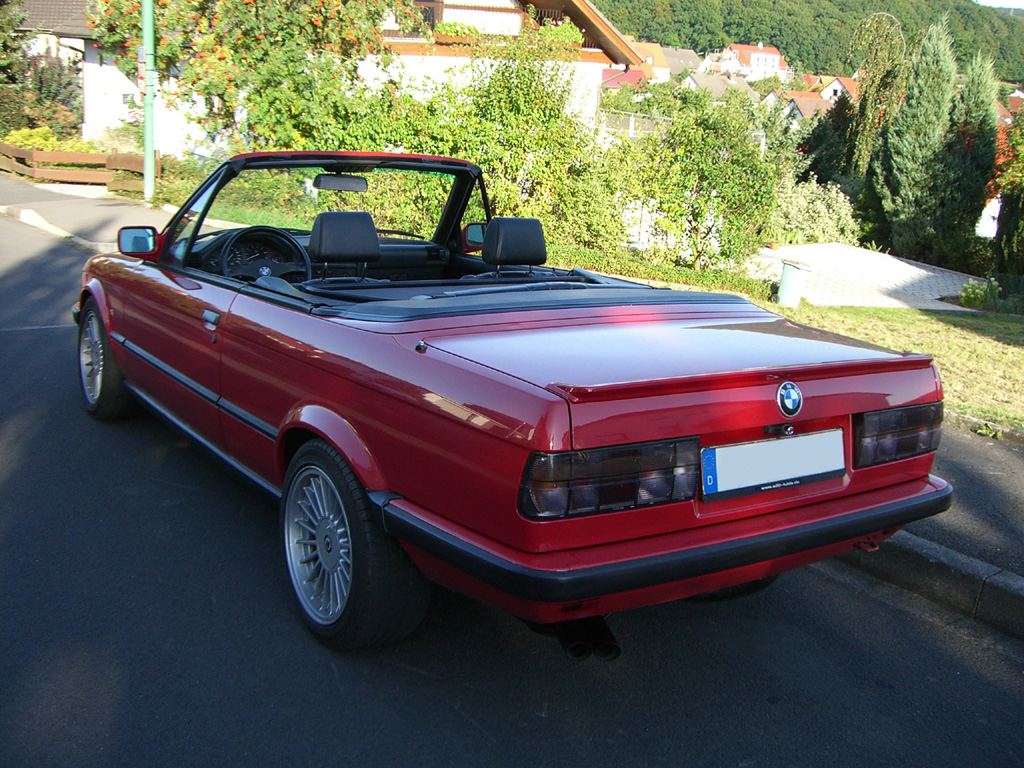 E30 325i Cabrio zinnoberrot - 3er BMW - E30